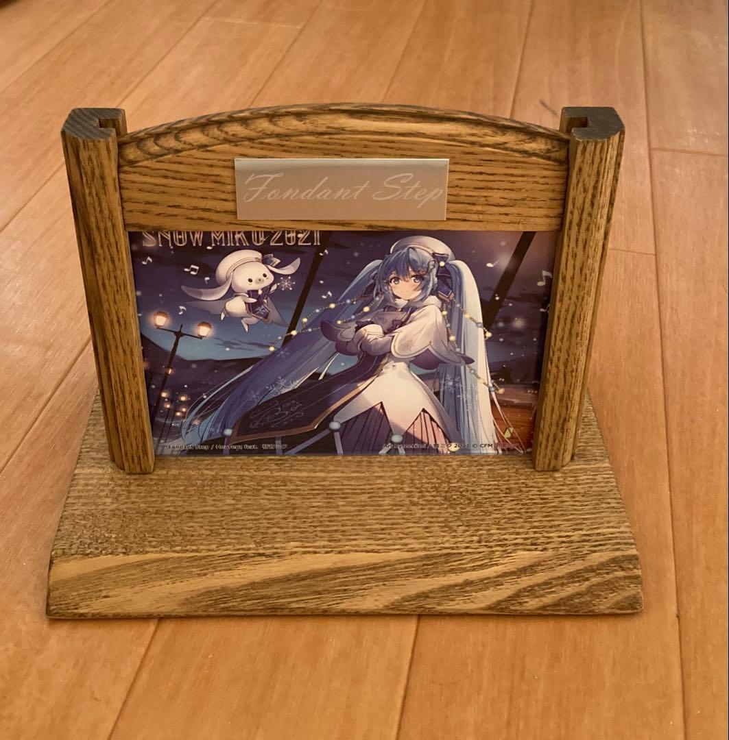  MIKU 2021 木製フォトフレーム　オルゴール付き　初音ミク