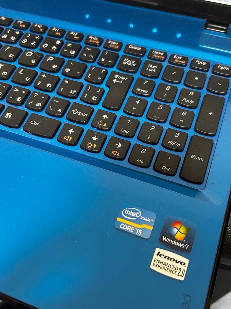 i5すぐ使える大容量✨青ノートパソコン初期設定済カメラオフィスBluetooth