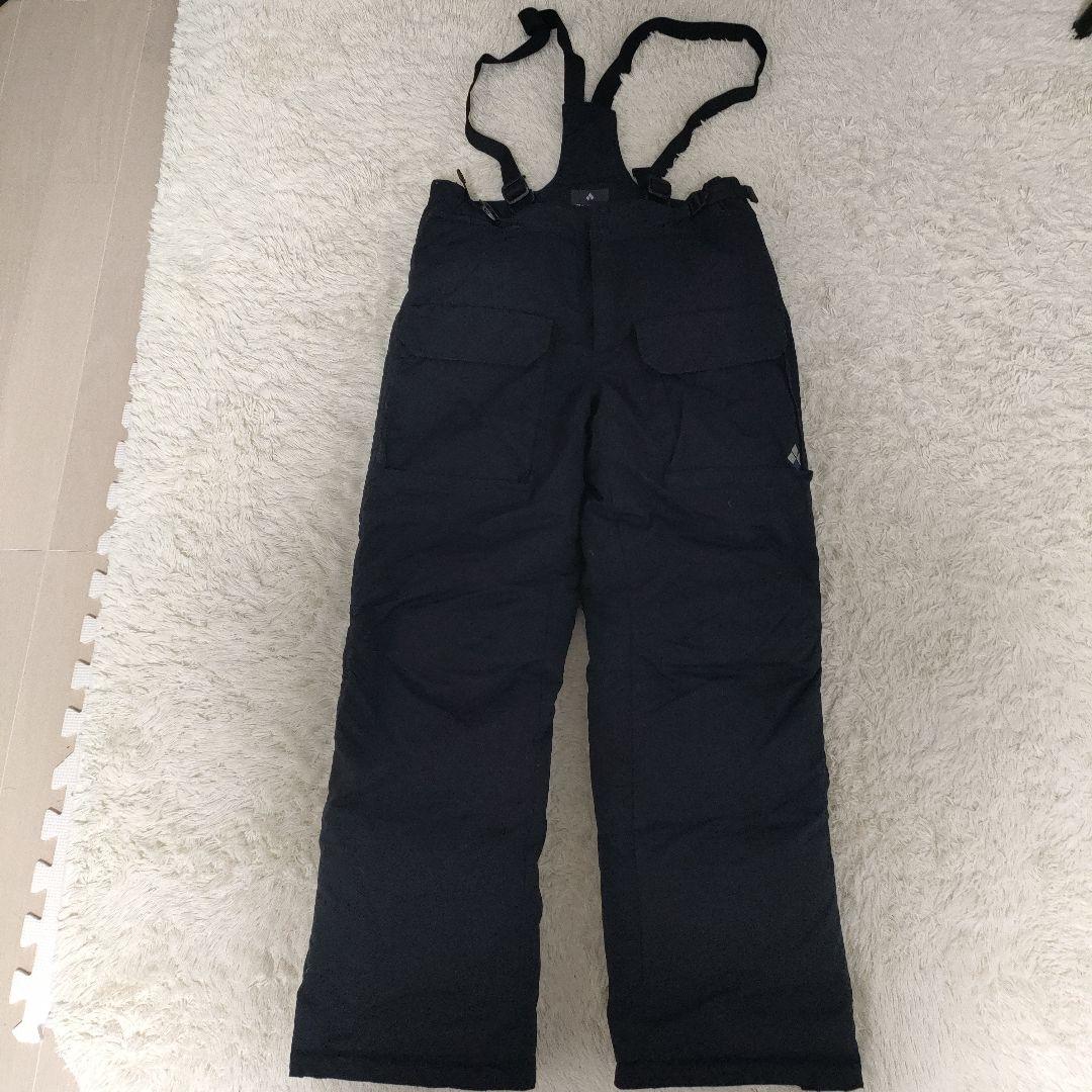 モンベル　ポーラーダウン ビブ　ブラック Ｌ