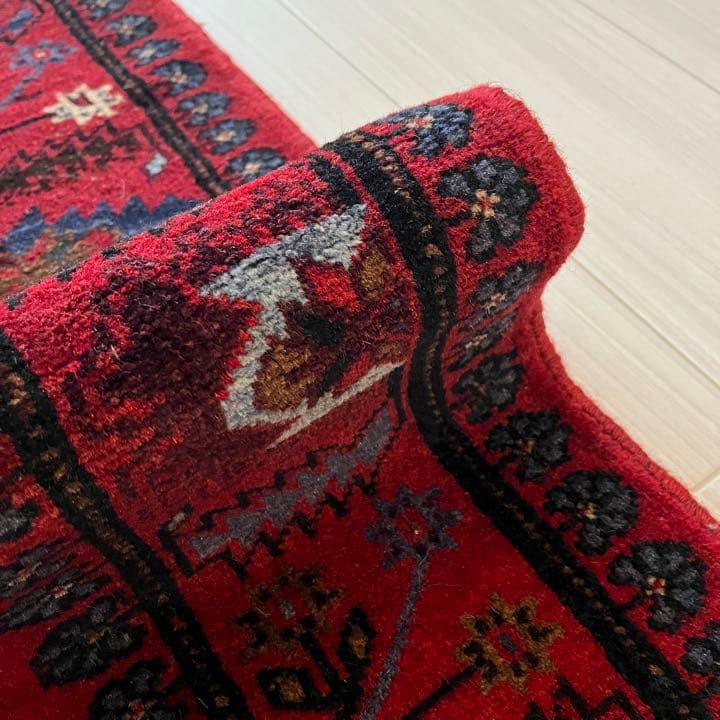 【新品未使用】アフガニスタン産 バルーチ絨毯　ラグ　トライバル　ペルシャ