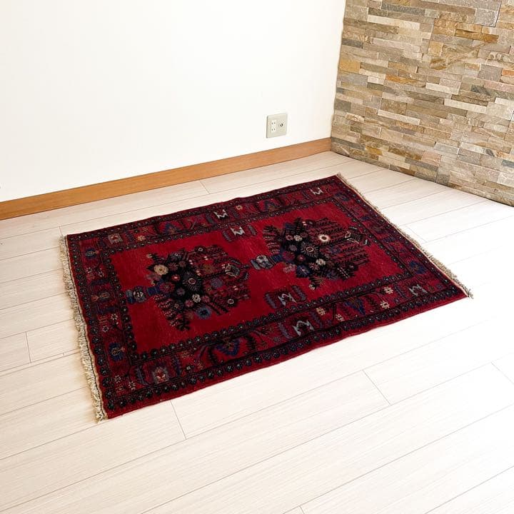 【新品未使用】アフガニスタン産 バルーチ絨毯　ラグ　トライバル　ペルシャ