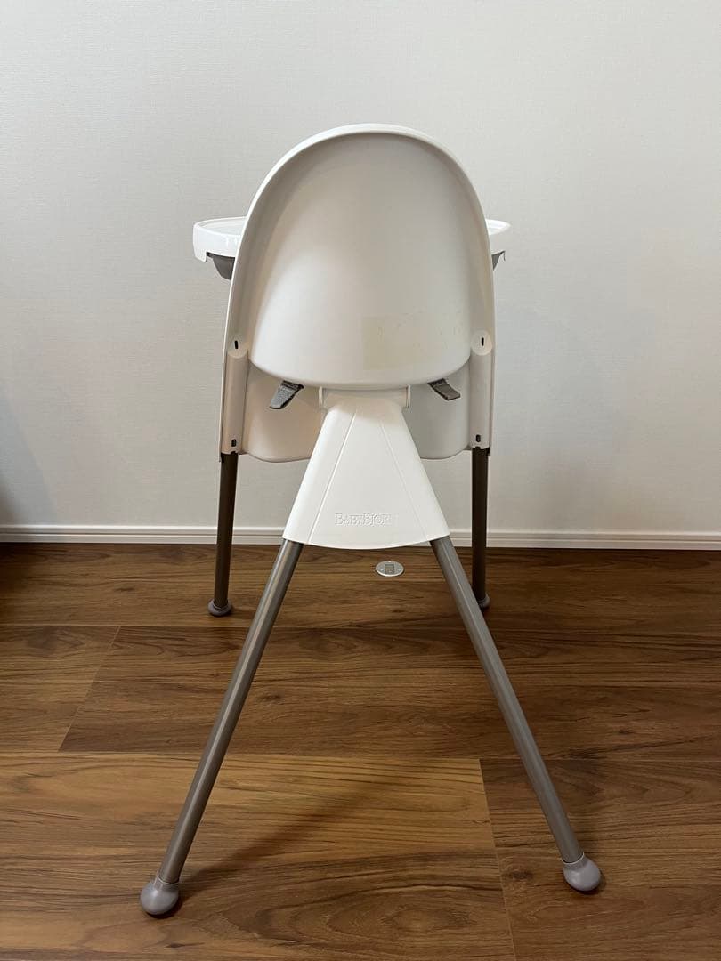 ベビービョルン ハイチェア (ハーネス付) ホワイト/グレー 希少色