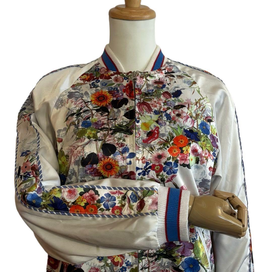 【AVIE】 フラワープリント スカジャン