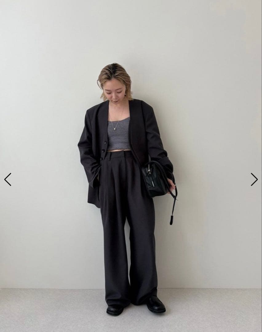 新品アンヌークカラーレスジャケット38