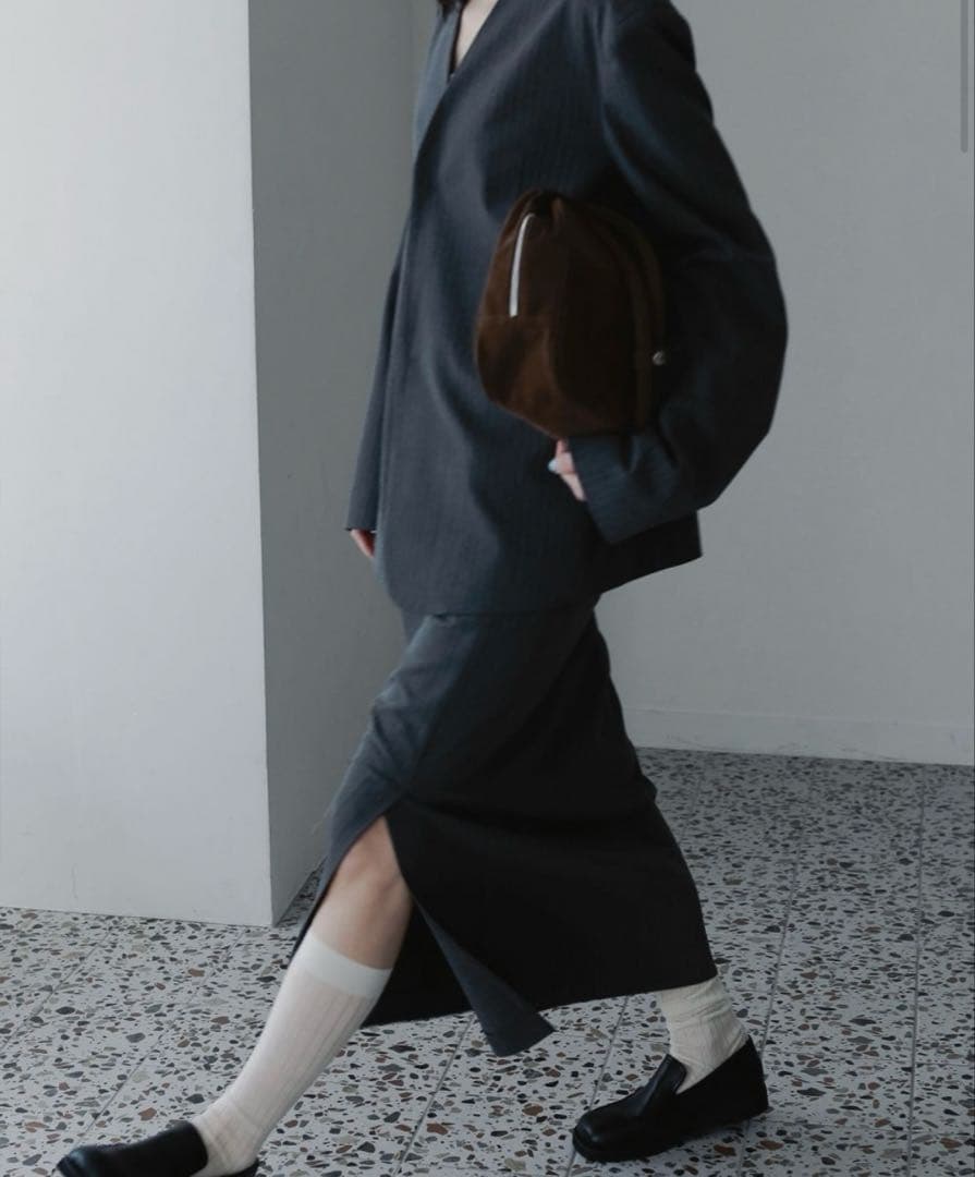 新品アンヌークカラーレスジャケット38