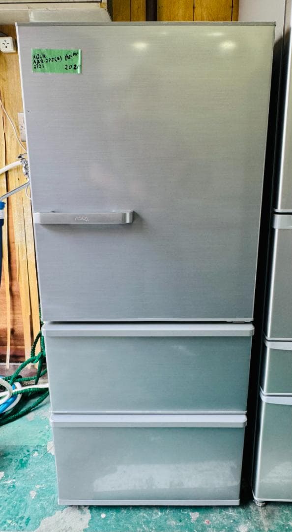 (4123)AQUAノンフロン冷凍冷蔵庫 AQR-27J【272L】2020年製