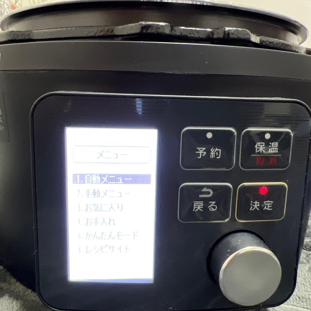 【新品未使用｜展示品】アイリスオーヤマ 電気圧力鍋 2025年式 4リットル 黒