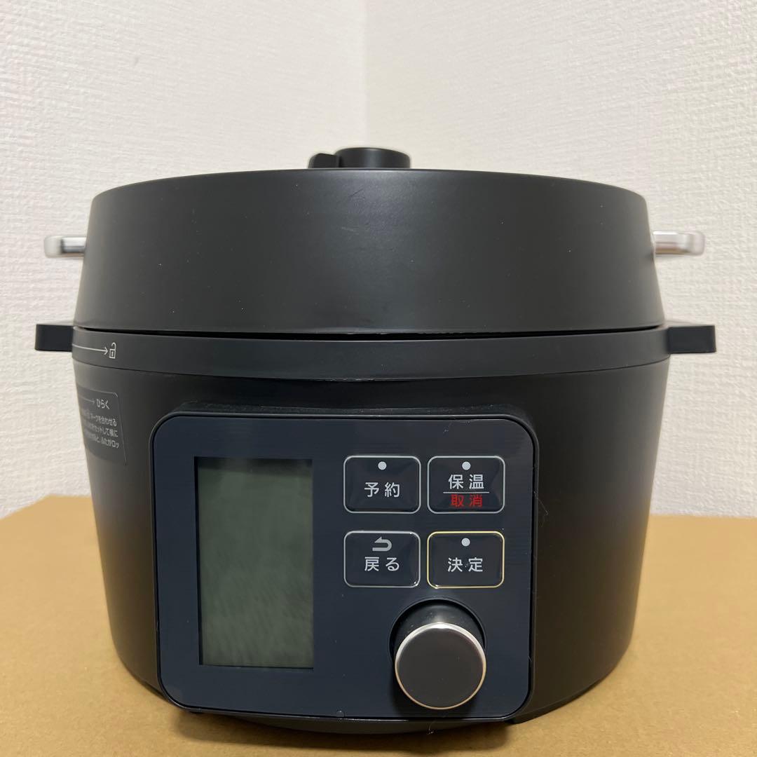 【新品未使用｜展示品】アイリスオーヤマ 電気圧力鍋 2025年式 4リットル 黒