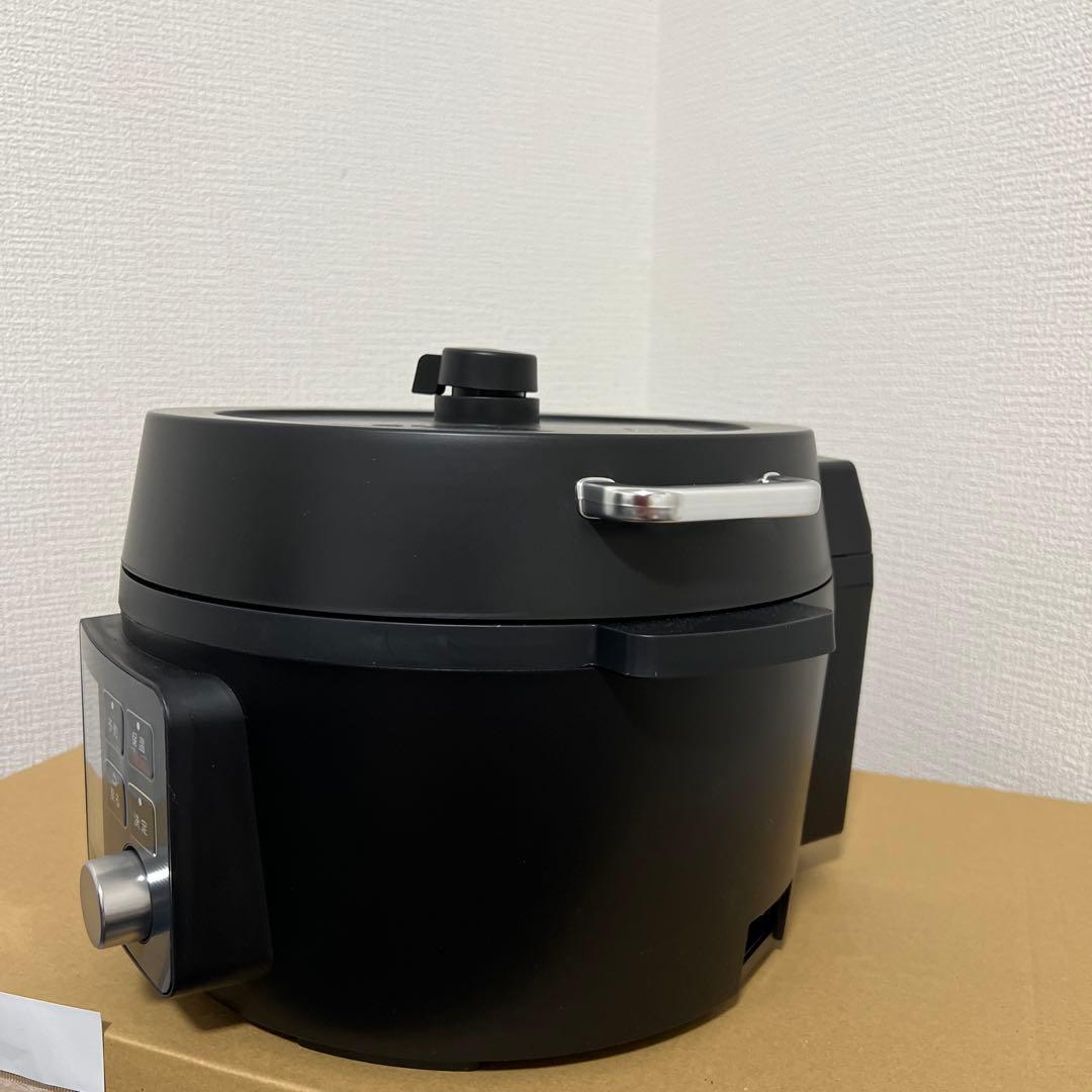 【新品未使用｜展示品】アイリスオーヤマ 電気圧力鍋 2025年式 4リットル 黒