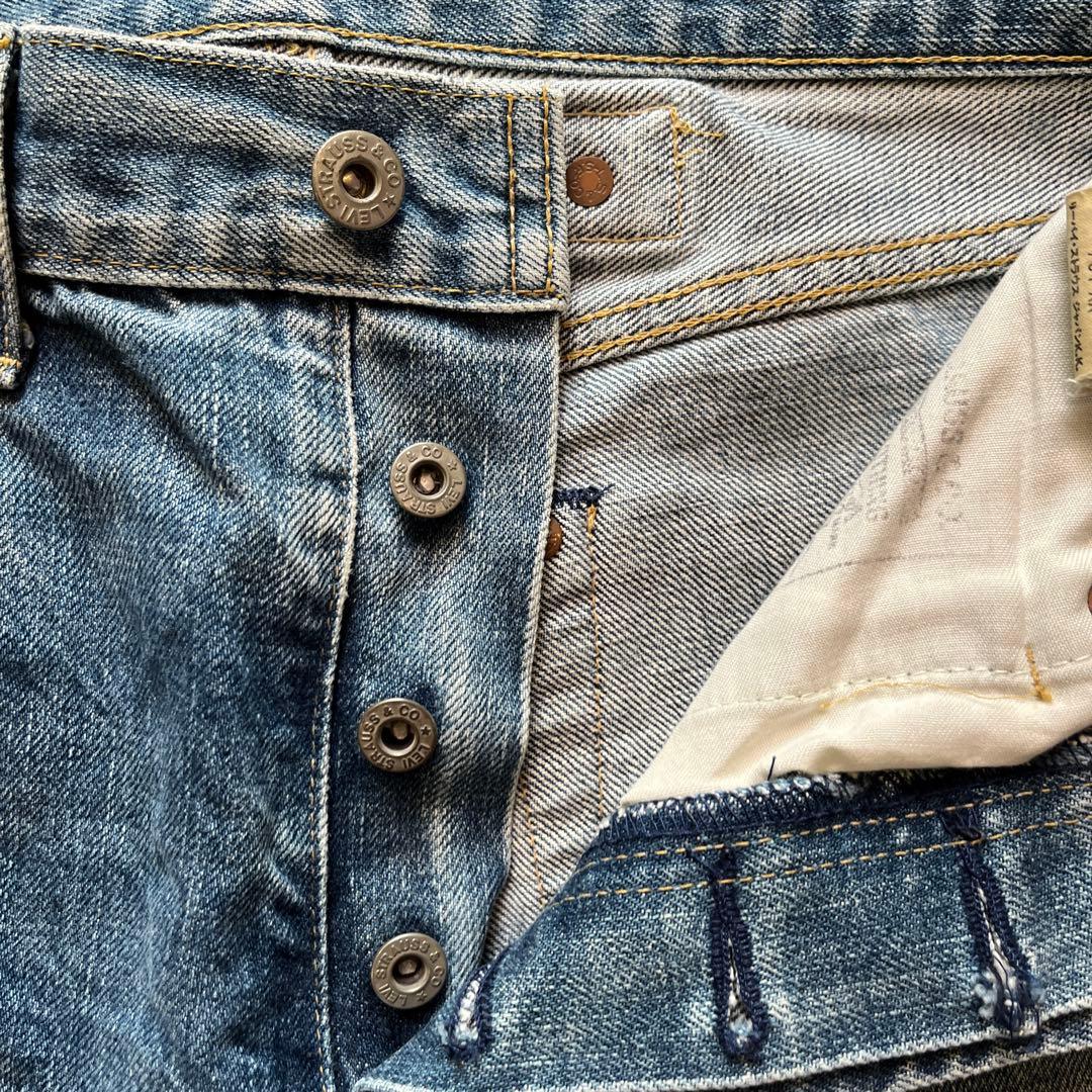 s*a様 【希少】140周年記念LEVI'S701XX BIG E赤耳 片面タブ