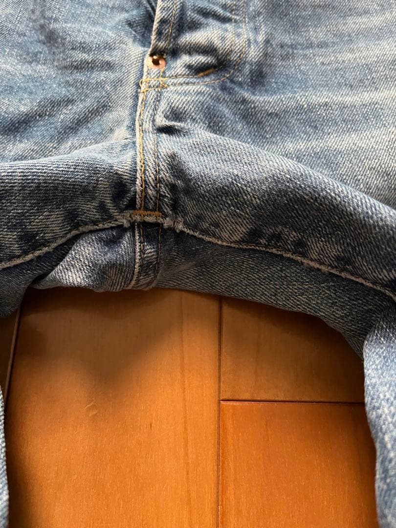 s*a様 【希少】140周年記念LEVI'S701XX BIG E赤耳 片面タブ