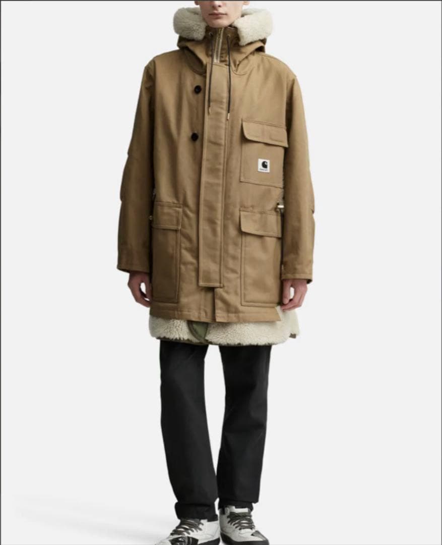 sacai Carhartt WIP シベリアンコート　3サカイ 美品