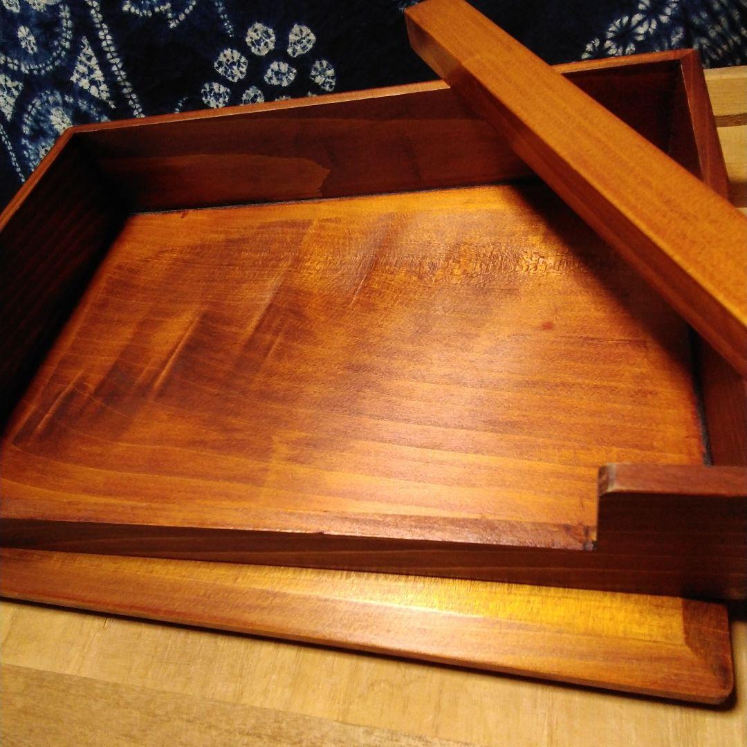 輪島塗　柿渋　春慶塗　田楽箱　10客　一箱