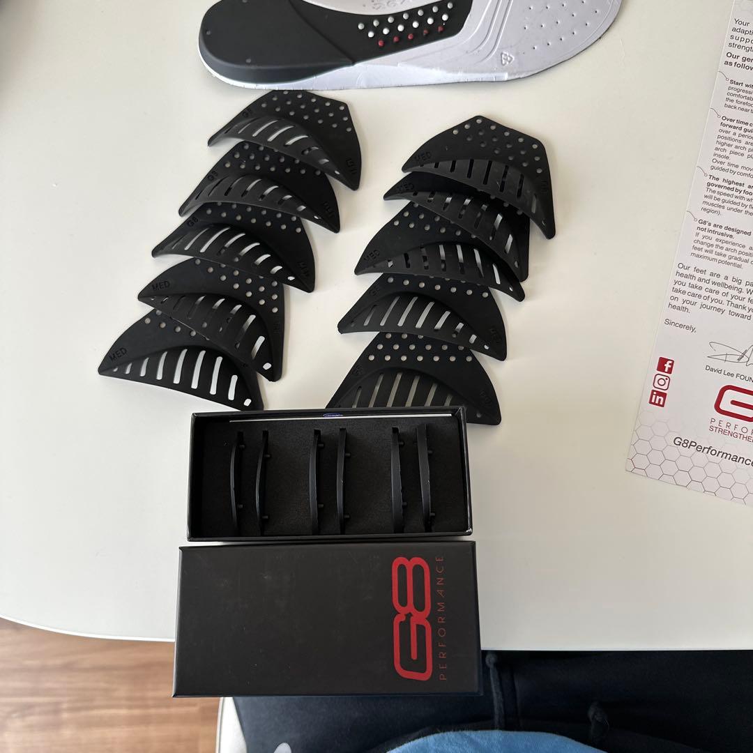 G8 pro Series 2620 インソール アーチサポート＋ヒールウェッジ