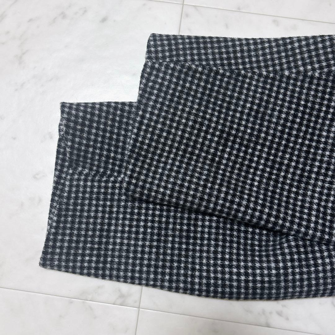 極美品 レリューム 23AW ゆったり ウールナイロンリバージャケット 千鳥柄