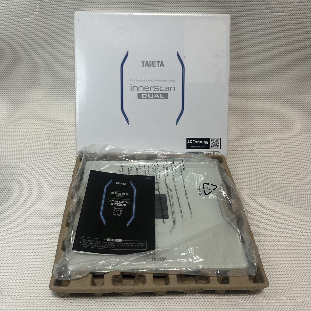美品　TANITA InnerScan DUAL ホワイト RD-915L