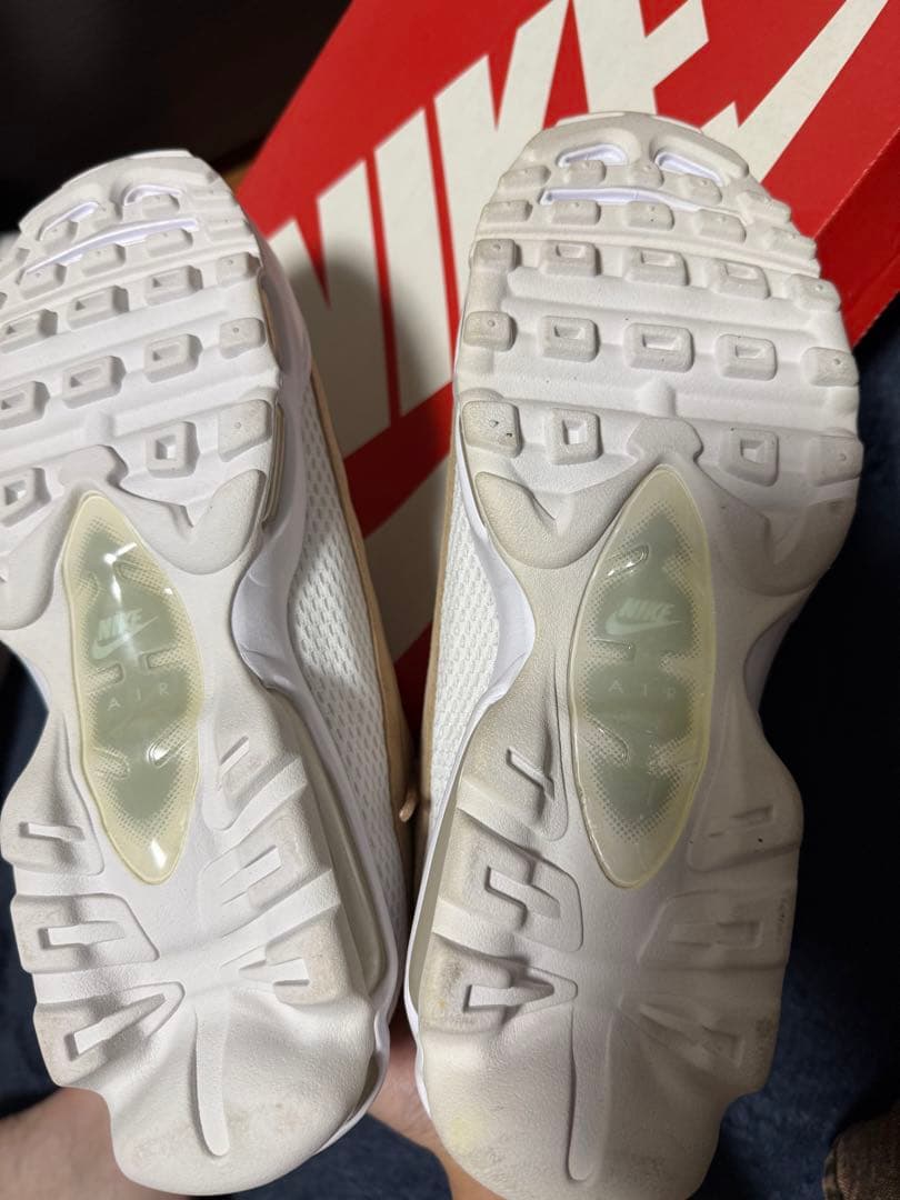 未使用 NIKE 本革 ナイキ エアマックス95 ULTRA PRM BR