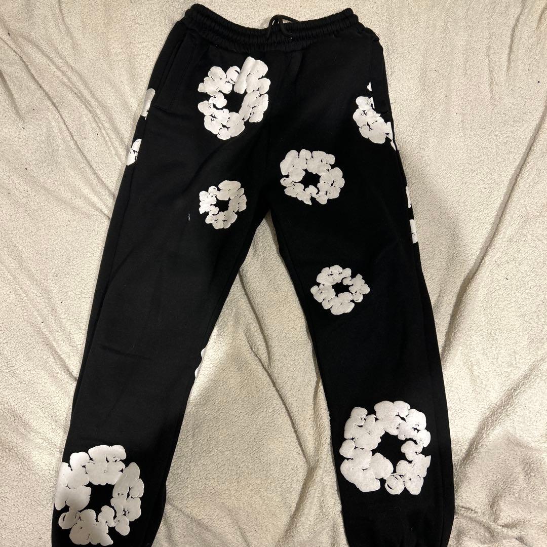 denim tears 黒　セットアップ