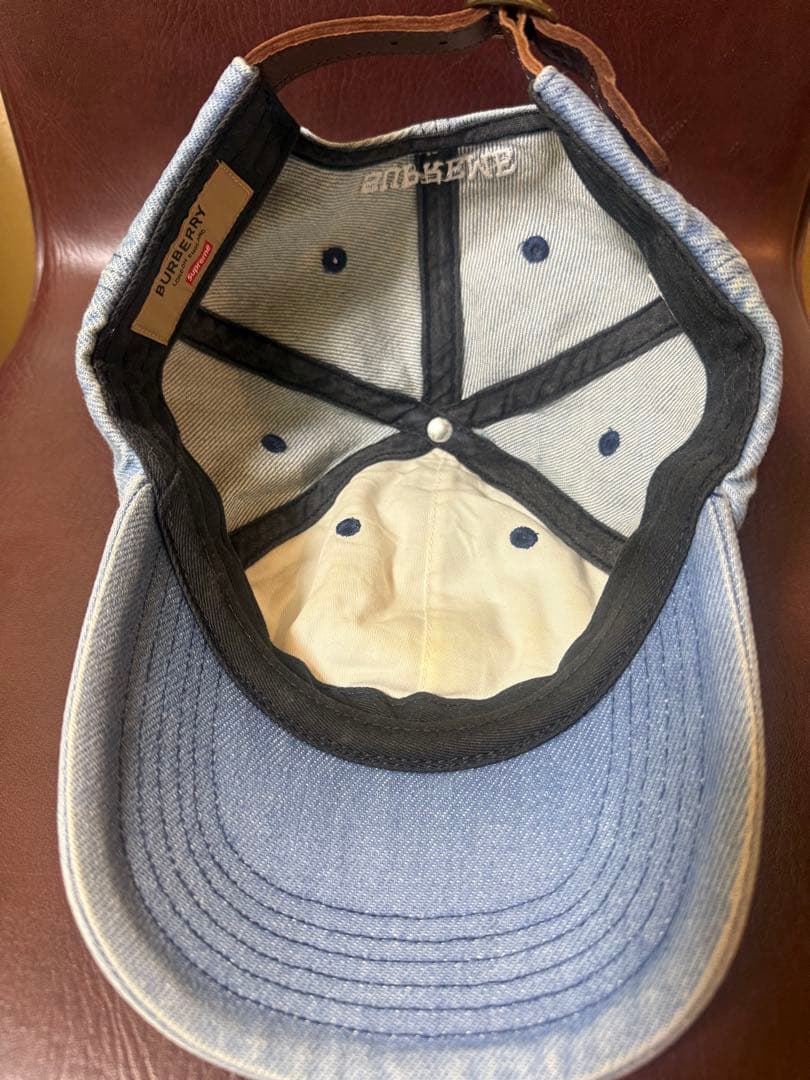 supreme BURBERRY コラボベースボールキャップ
