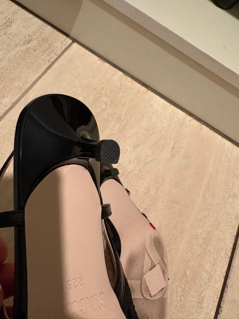 STACCATO ドットヌーディーバックスリングパンプス