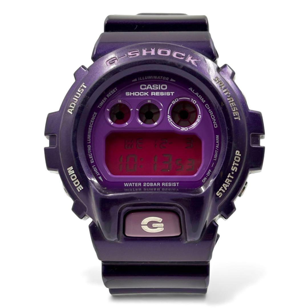 レア G-SHOCK クレイジカーカラーズ 腕時計 メタリックパープル 新品電池