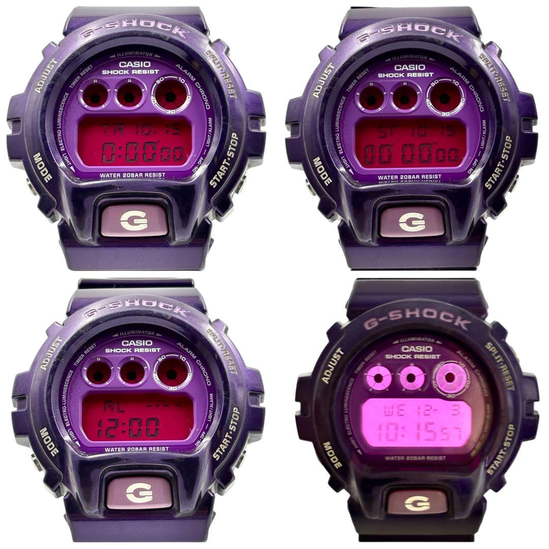 レア G-SHOCK クレイジカーカラーズ 腕時計 メタリックパープル 新品電池