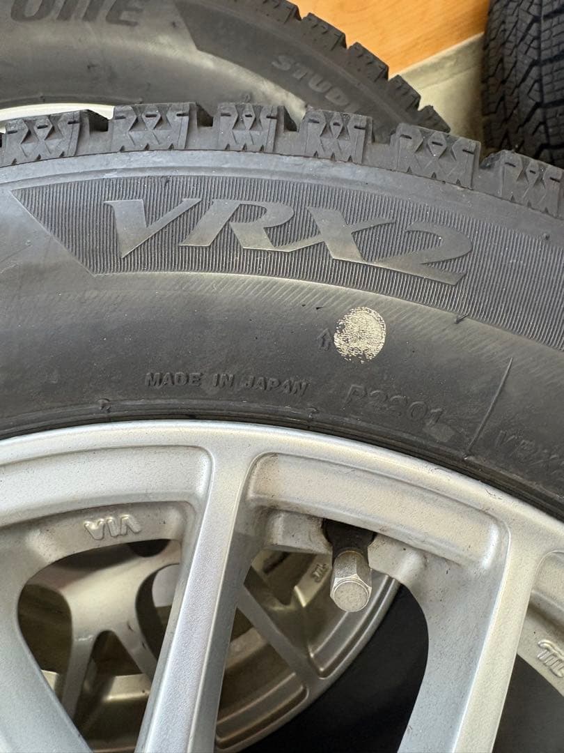 165/65R14 VRX2 スタッドレスタイヤ　ホイール付き