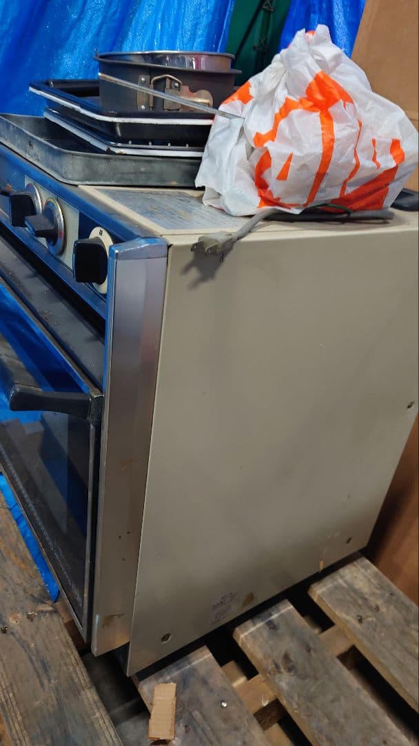 ターダ ガスオーブン LV-162 昭和レトロ レア