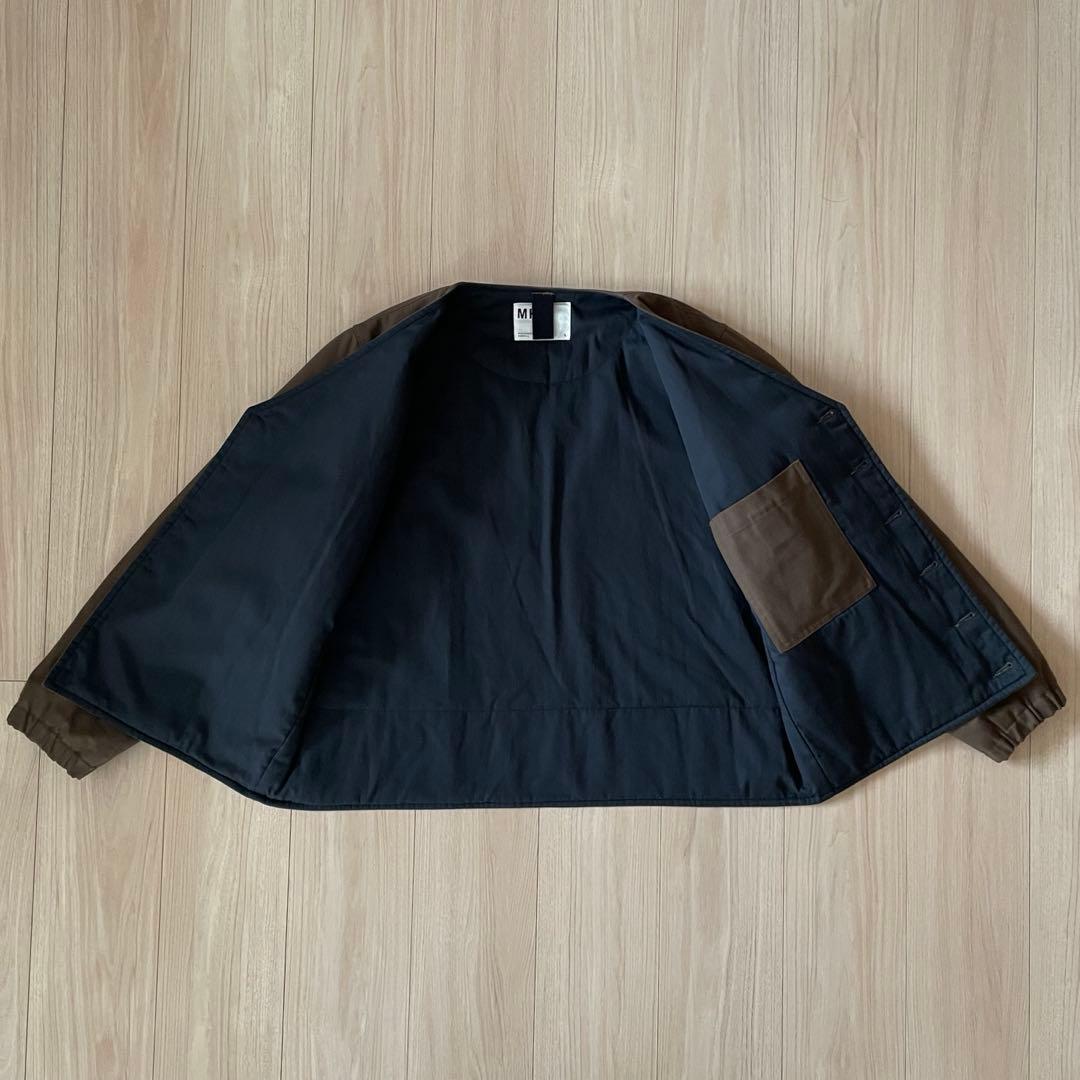 MHL. エムエイチエル （マーガレットハウエル）　ノーカラー中綿ジャケット　L