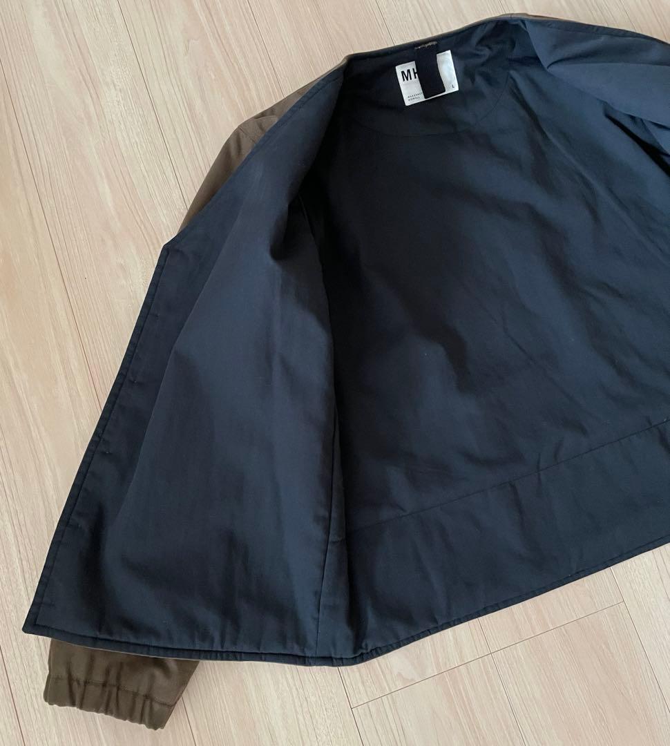 MHL. エムエイチエル （マーガレットハウエル）　ノーカラー中綿ジャケット　L