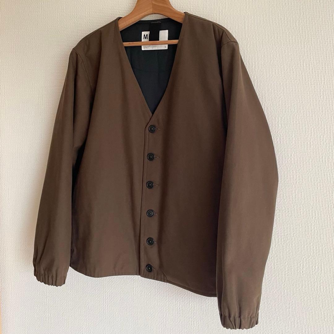 MHL. エムエイチエル （マーガレットハウエル）　ノーカラー中綿ジャケット　L