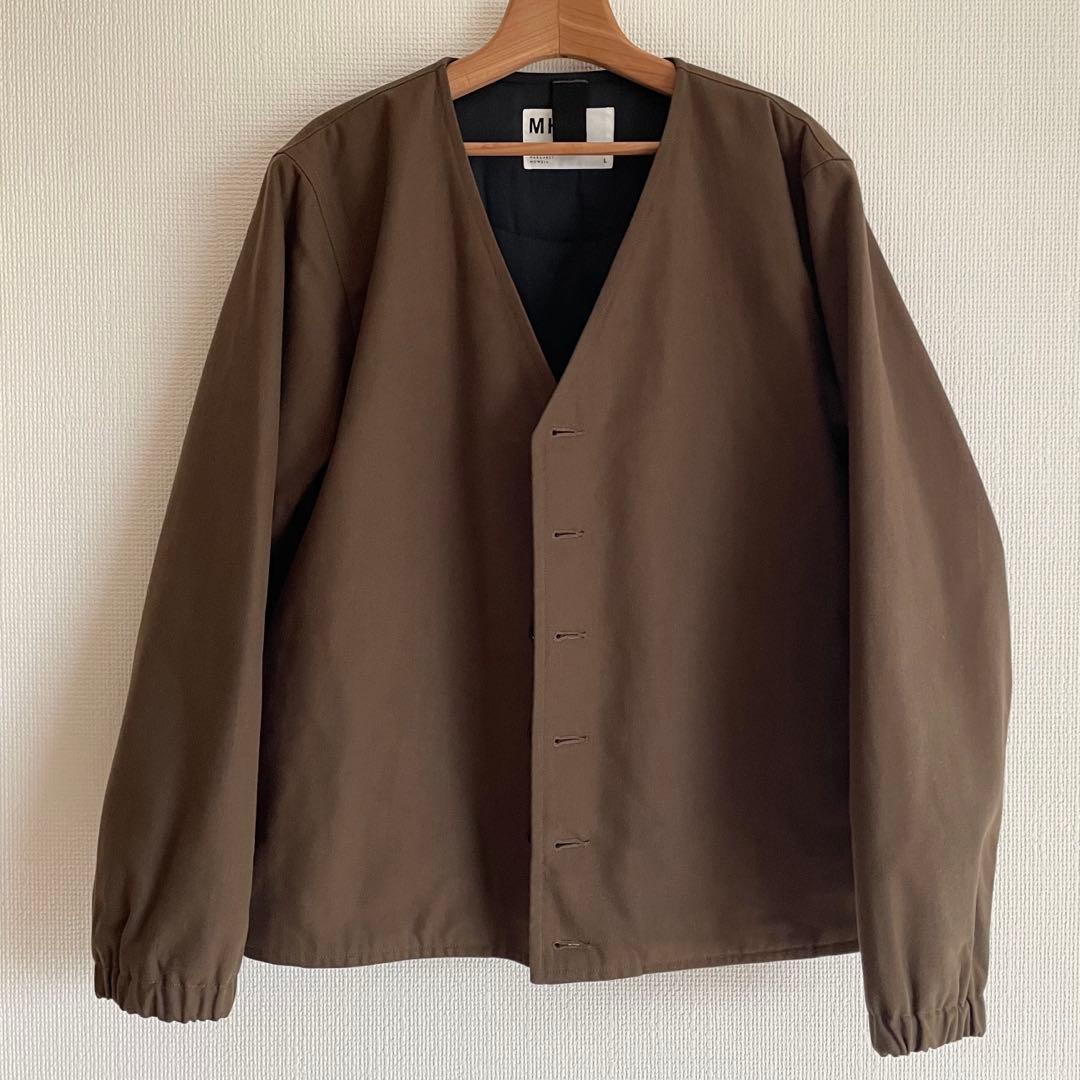 MHL. エムエイチエル （マーガレットハウエル）　ノーカラー中綿ジャケット　L