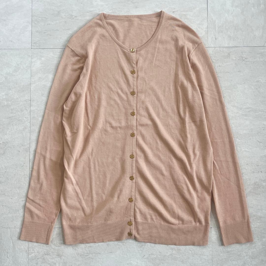 MUSE Deuxieme Classe カーディガン コットン ピンクベージュ