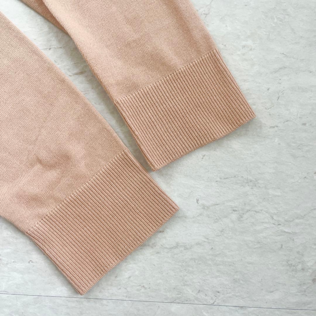 MUSE Deuxieme Classe カーディガン コットン ピンクベージュ