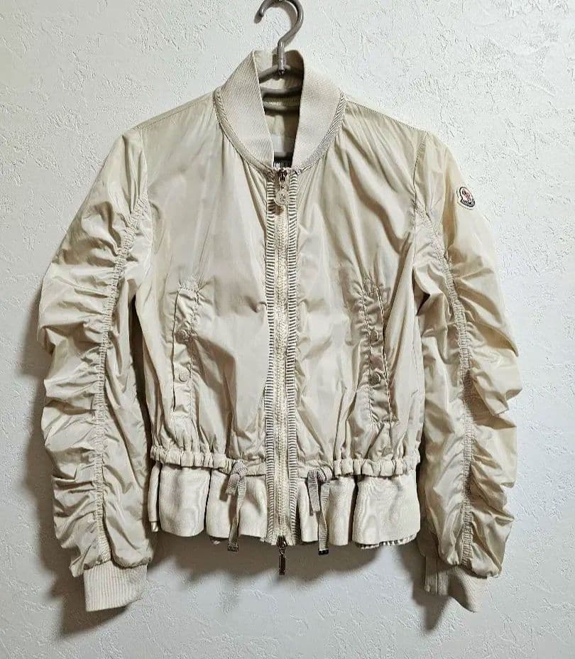 モンクレール MONCLER フリルジャケット ブルゾン サイズ0