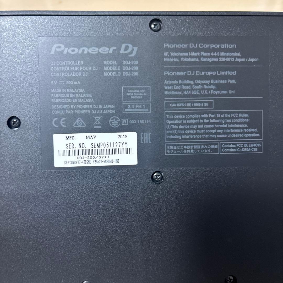 Pioneer DJ DDJ-200 2019年製