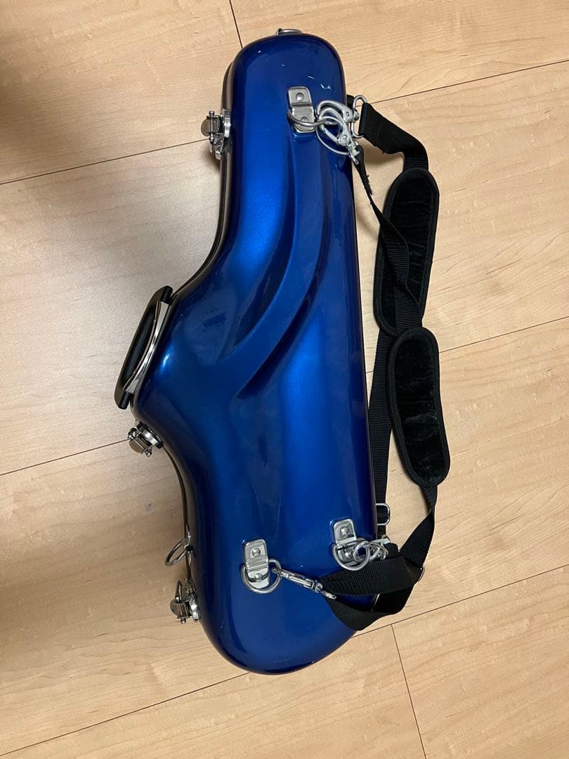 ニケ☆ アルトサックス ハードケース 青(譜面台付)