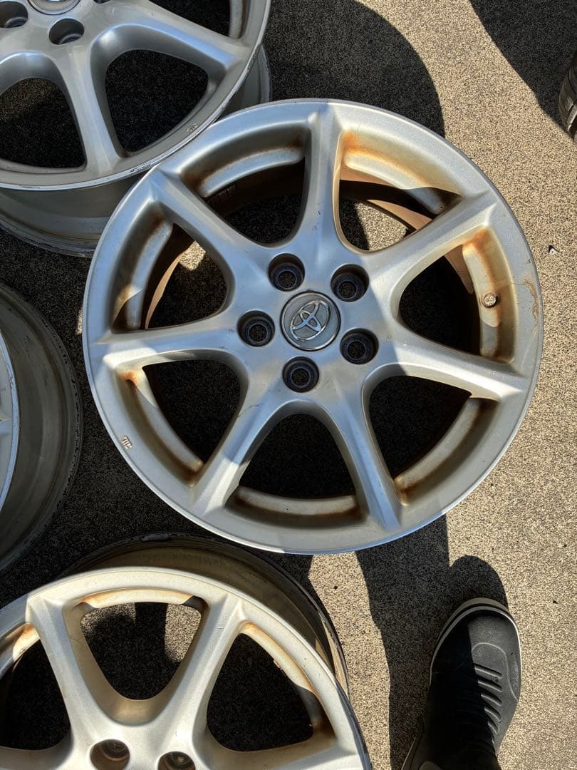 4本セット　50エスティマ　アエラス純正ホイール17インチ