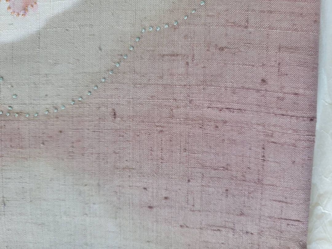 高級呉服　むら田　銀座　祇園　花柄刺繍 袋帯 薄いピンク