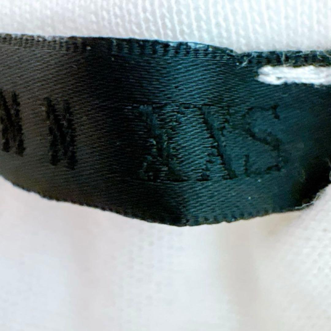 希少✨ハイダーアッカーマン（XXS）半袖トップス シルク混 アシメ フリンジ白