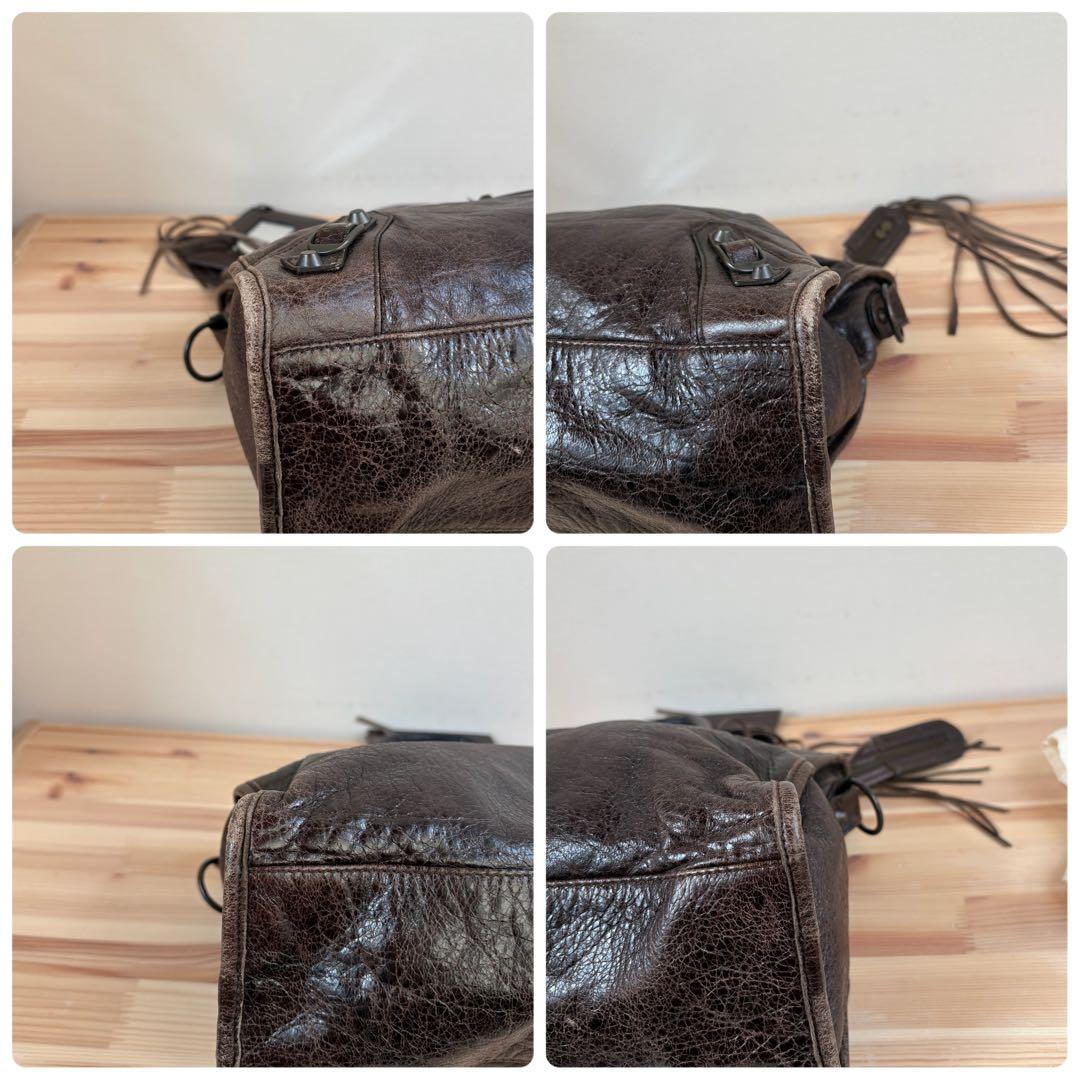 BALENCIAGA The City 115748 2way Bag ブラウン