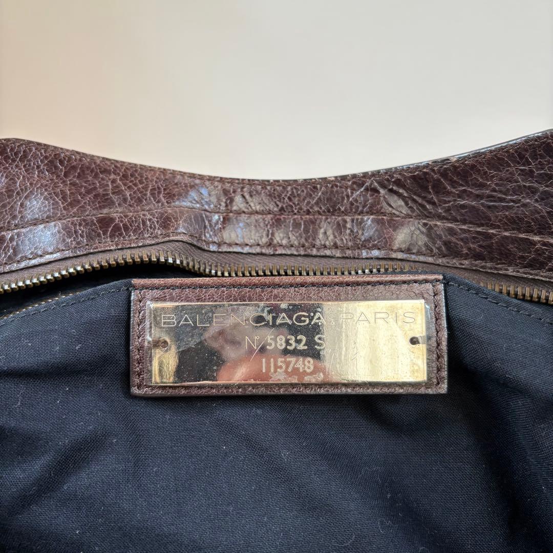 BALENCIAGA The City 115748 2way Bag ブラウン