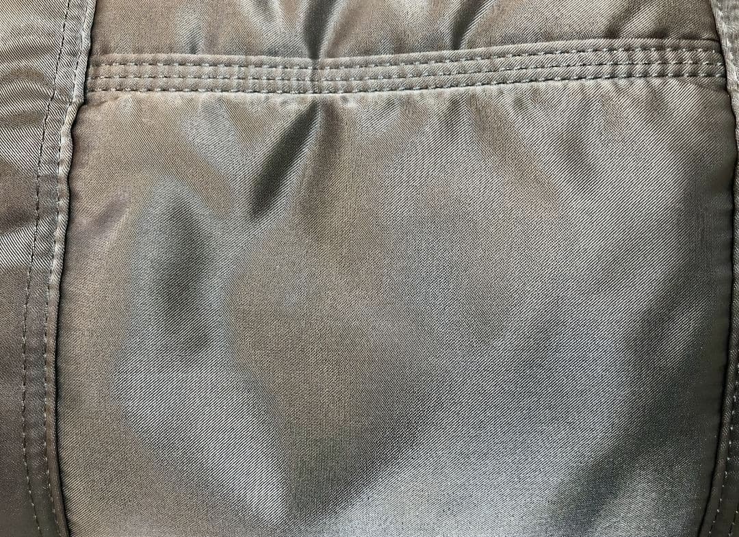 【値引】PORTER タンカー シルバーグレードラムバッグ ストラップ付