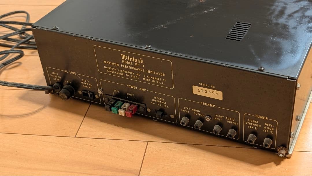 【伝説の一台】McIntosh MPI-4 オーディオインジケーター（動作良好）
