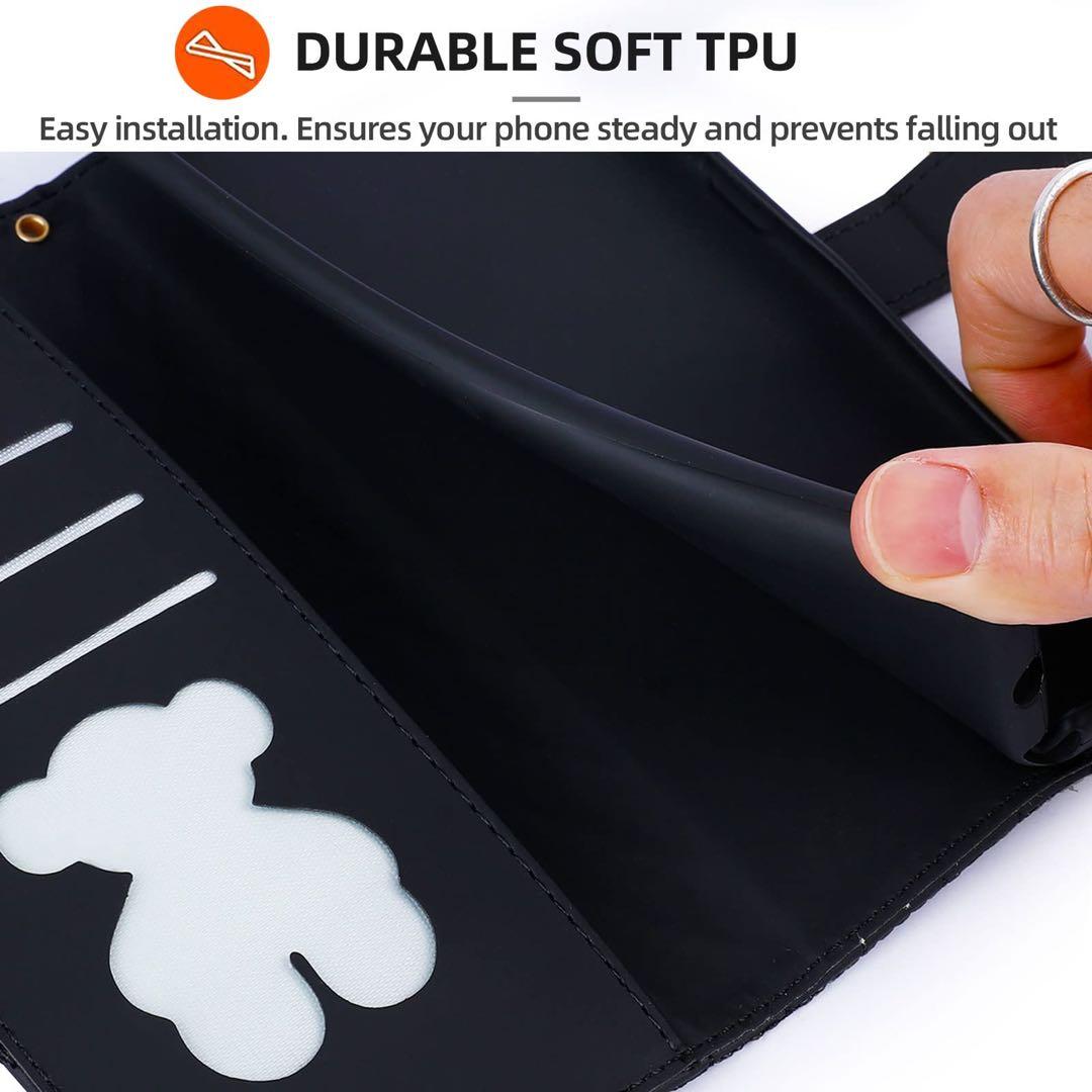 iPhone12Pro/iPhone 12スマホケースくまクマ