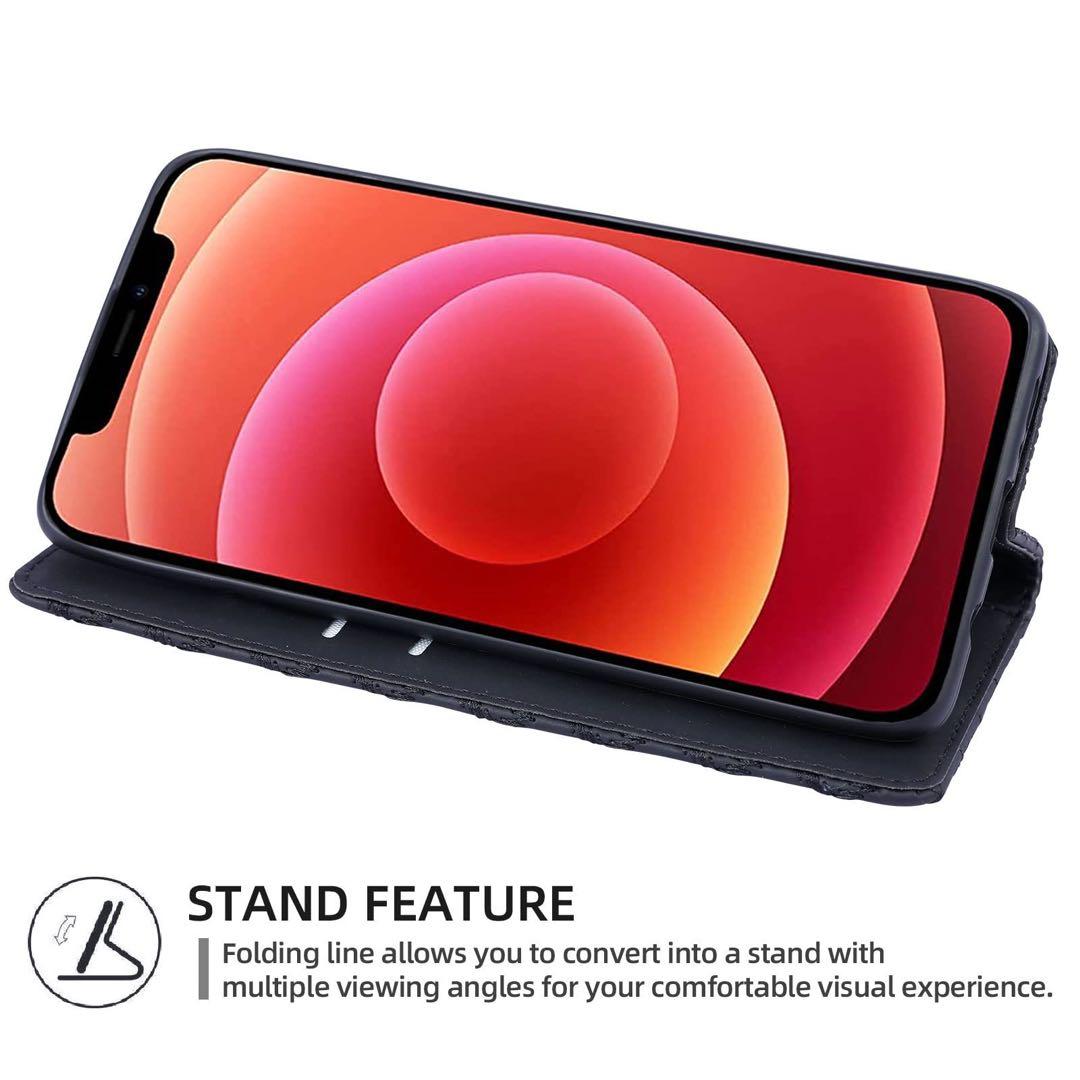 iPhone12Pro/iPhone 12スマホケースくまクマ