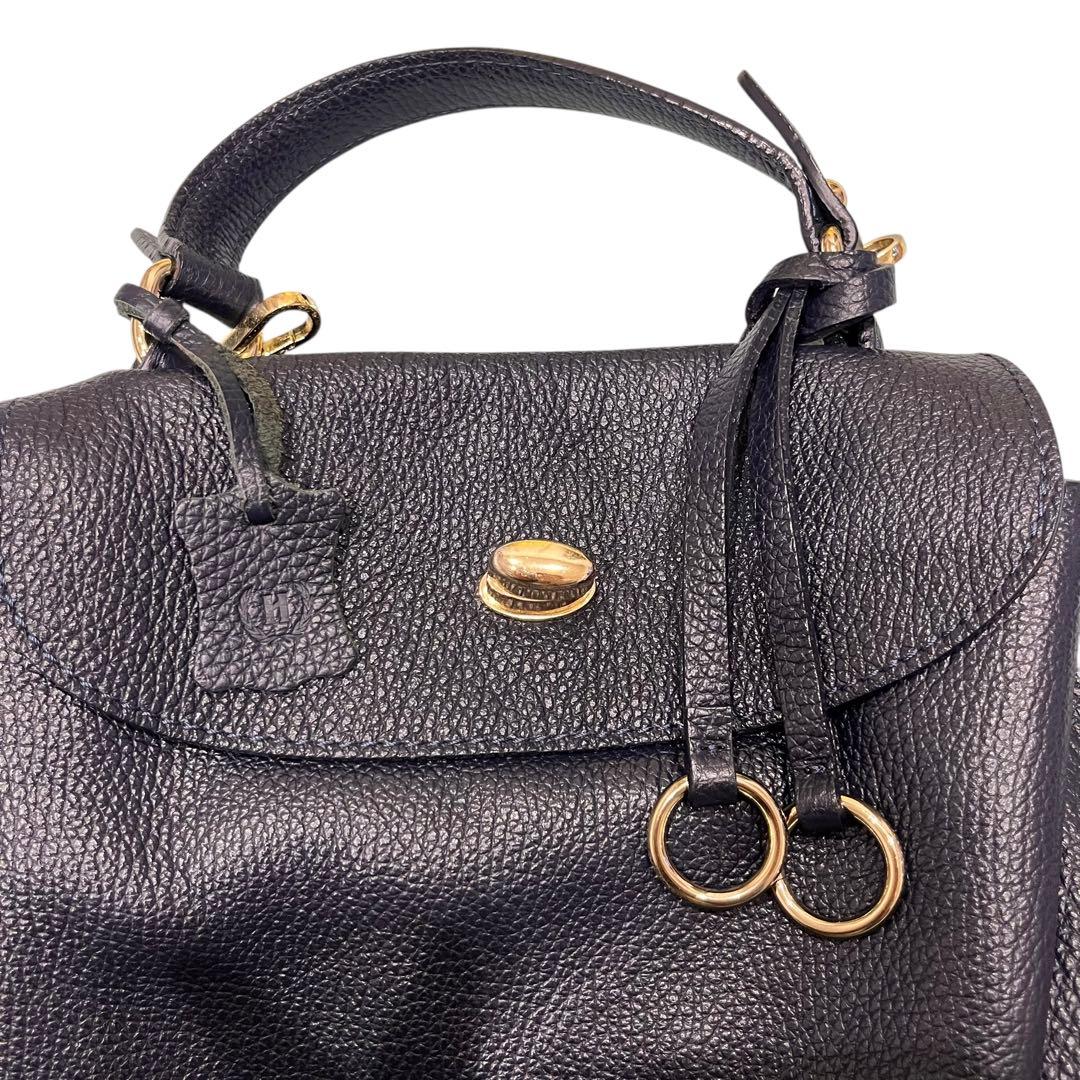 【美品】アッシュエレン ハンドバッグ 牛革 上品 高品質 素材仕様 2way