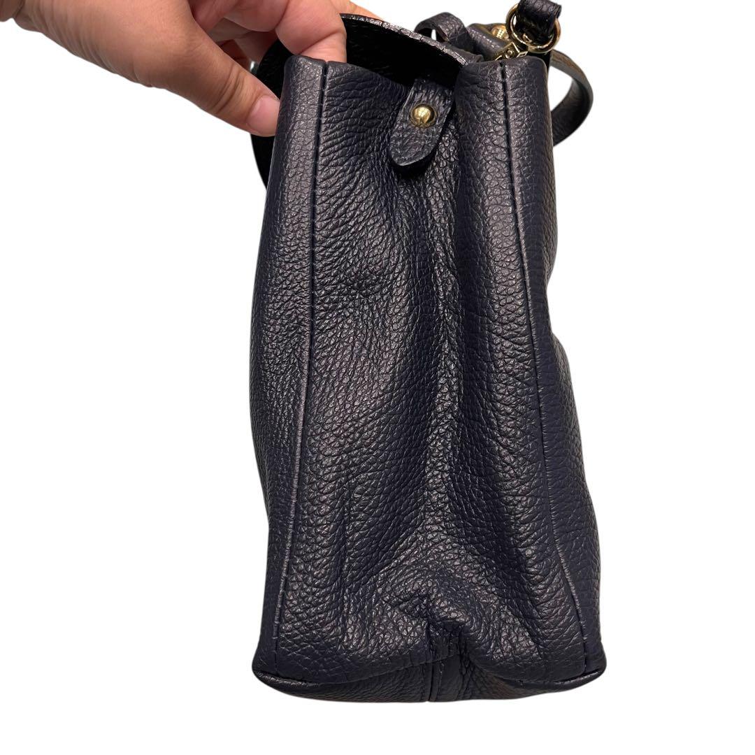 【美品】アッシュエレン ハンドバッグ 牛革 上品 高品質 素材仕様 2way