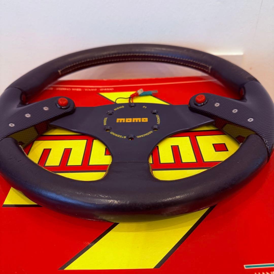 MOMO F1 concept 35cm ステアリング カーボン 希少 ハンドル