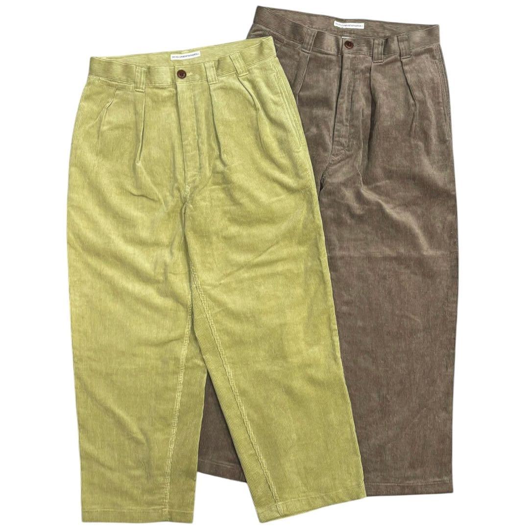 パンツ noroll THICKWALK CORDS PANTS SMOKE BROWN